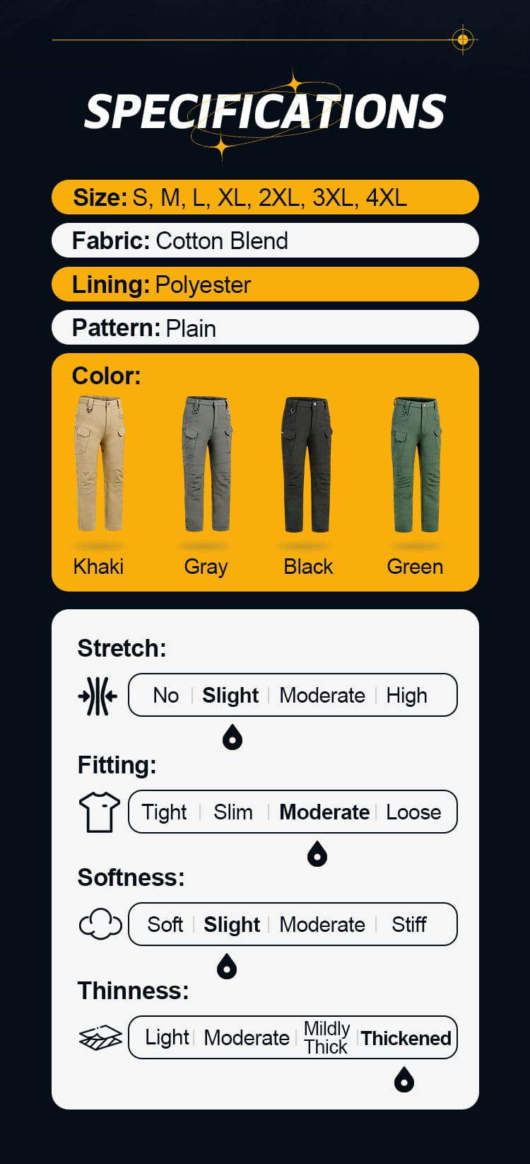 ⏳LAST DAY SALE 46% OFF!🔥Men's Windproof & Warm Outdoor Military Tactical Pants